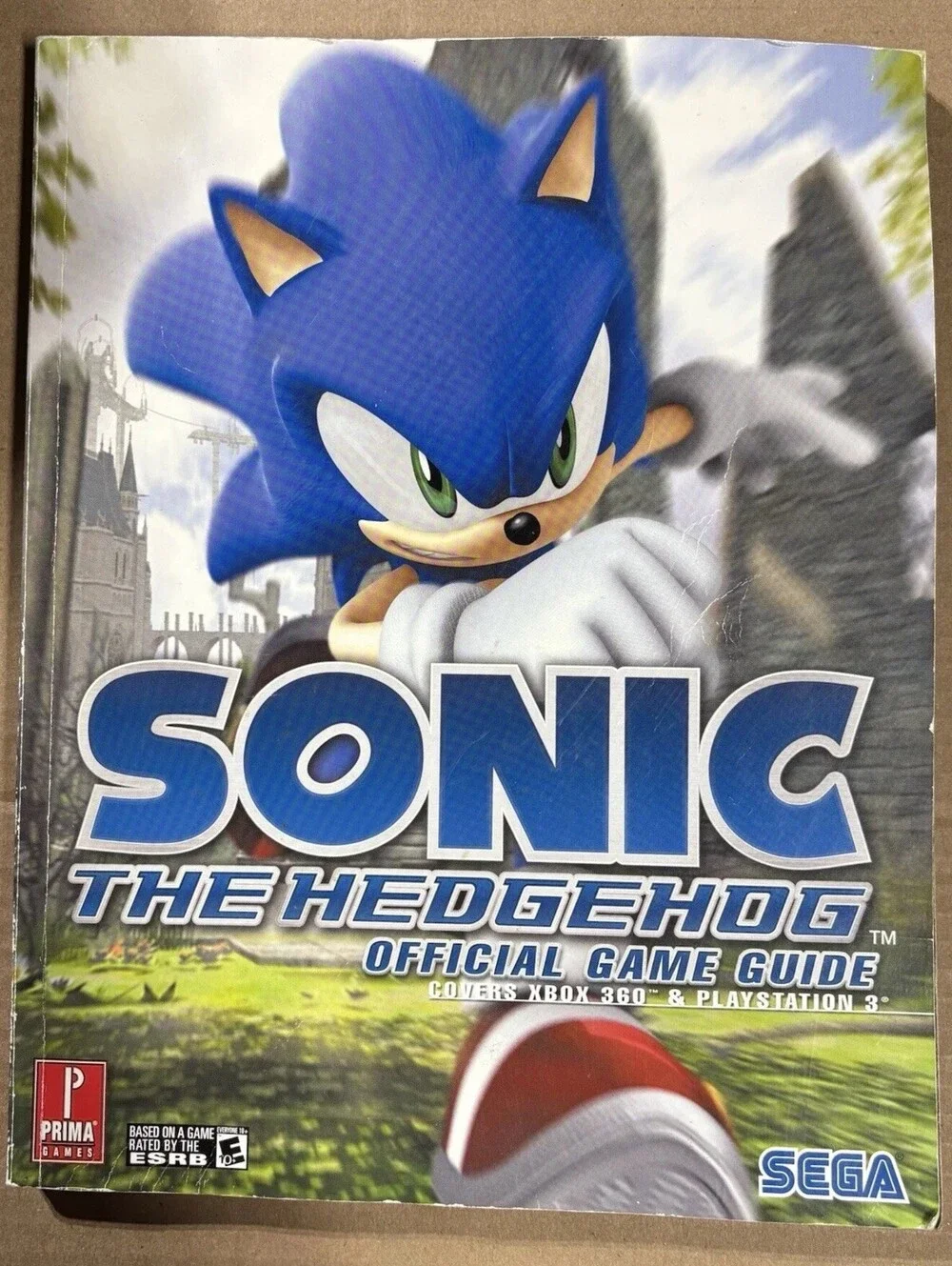 SONIC 06 THE HEDGEHOG (PS3, 360) (PRIMA OFFICIAL GAME GUIDE) By Fletcher Black
